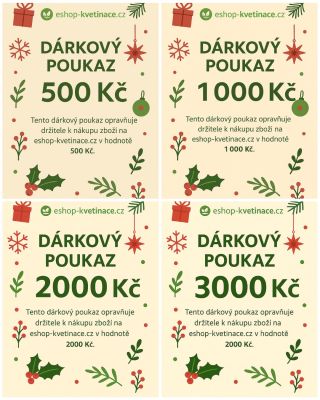Darujte MOŽNOST VÝBĚRU🌟https://www.eshop-kvetinace.cz/darkove-poukazy/ Dárkové poukazy uplatníte po celý rok 2026,. Vánoce...